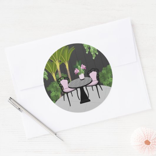 メディニラガーデンコートヤード ラウンドシール (封筒)