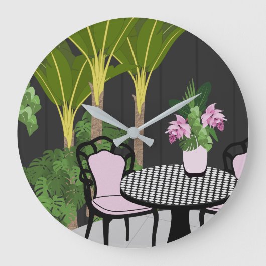 メディニラガーデンコートヤード ラージ壁時計 (正面)