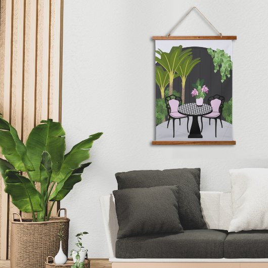 メディニラガーデンコートヤード 吊り下げ型タペストリー