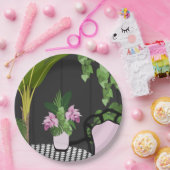 メディニラテーブルセンターピースガーデンコートヤード ペーパープレート (パーティー)