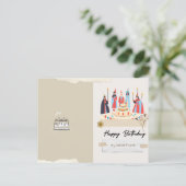 メディバル誕生日カード ポストカード (スタンド正面)