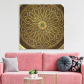 メディンのハラムのコンバーチブルドームの1つ キャンバスプリント (インサイチュ (リビング))