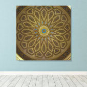 メディンのハラムのコンバーチブルドームの1つ キャンバスプリント (インサイチュ (ウッドフロア))