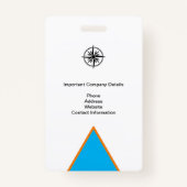 メディ企業のア写真I.D.イベントプレスパス バッジ (裏面)