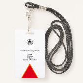 メディ企業のアI.D.イベント・パスを押す バッジ (裏面ランヤード)