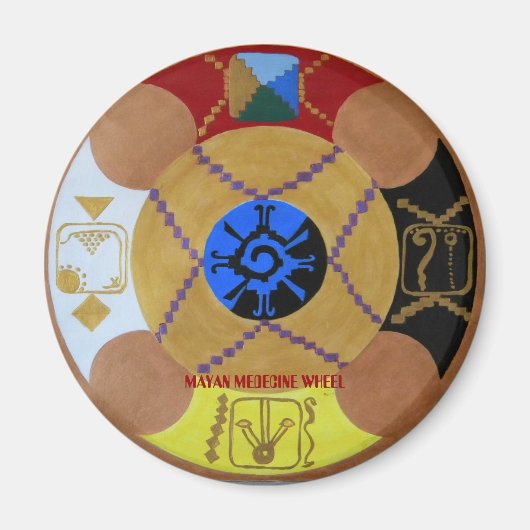 メデシンホイール、マヤンメデシンホイール マグネット (正面)