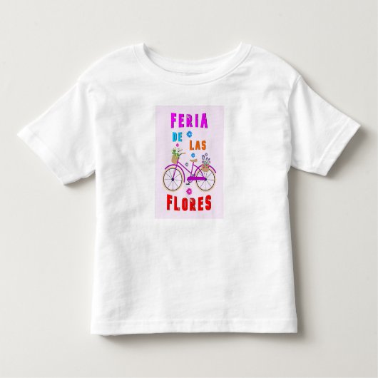 メデジン 花祭り フェリア デ ラス フロレス トドラーTシャツ (正面)