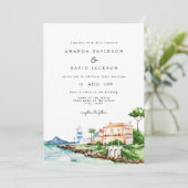 メデモダンィテレネアビーチ夏ギリ結婚シャ 招待状 (スタンド正面)