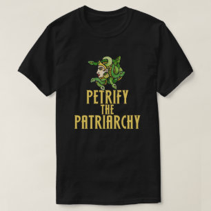 メデューサで家父長制を石化させろ Tシャツ