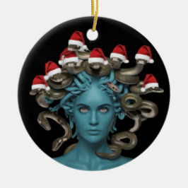 メデューサのクリスマスオーナメント セラミックオーナメント