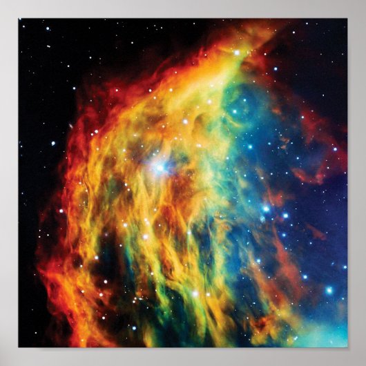 メデューサ星雲 ハッブル宇宙写真 ポスター (正面)