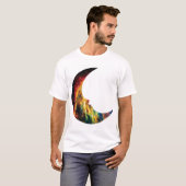 メデューサ星雲 ハッブル宇宙写真 Tシャツ (正面フル)
