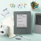 メデューサ アウェイノウ ホラー本 13MMヘッド フレーズ 2025 シール (iPadカバー)