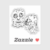 メデューサ アウェイノウ ホラー 16MMヘッド 二重頭 2025 シール (シート)