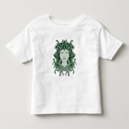 メデューサ ゴルゴーン ヘビ ギョルゴン 怪物 ギリシャ神話 トドラーTシャツ