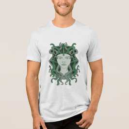 メデューサ ゴルゴ へび ゴルゴン モンスター ギリシャ 神話 トライブレンドTシャツ