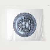 メデューサ ゴールド ウォール アート タペストリー (正面(横))