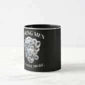 メデューサ、紀元前700年から男を惹きつける マグカップ (中央)