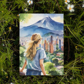 メデリンコロンビア水彩絵葉書 招待状