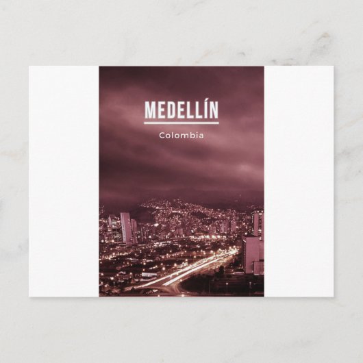 メデリンコロンビア ポストカード (正面)