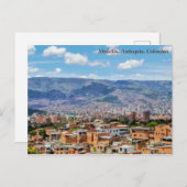メデリン，コロンビア，バリオサンハビエル市街の景色 ポストカード (正面/裏面)