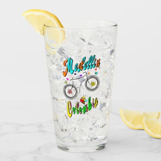 メデリン・ブロッサム・コロンビア タンブラーグラス (アイス正面)