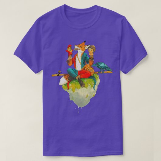 メトアザキツネバルパインヴィビマンサー Tシャツ (デザイン正面)