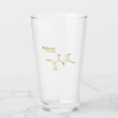 メトホルミン糖尿病薬、金ゴールド式 タンブラーグラス (正面)