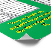 メトリック変換チャート – ポスター (角)