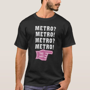 メトロこの方法ウイルス地下鉄の男のミームプレミアム1 Tシャツ