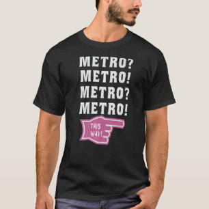 メトロこの方法ウイルス地下鉄の男のミームプレミアム1 Tシャツ