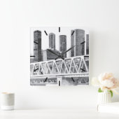 メトロの橋 スクエア壁時計 (ホーム)