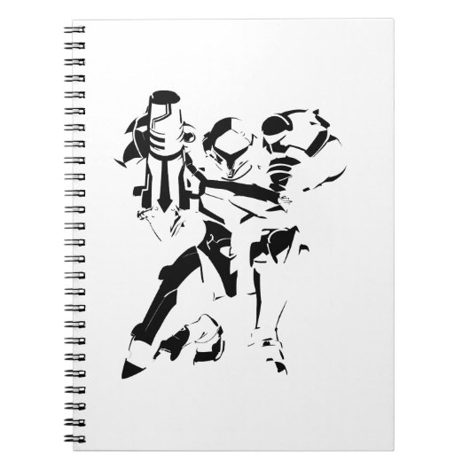 メトロイドドレッド2021サムスデザイン ノートブック (正面)