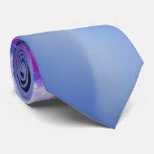 メトロイド融合 – ブルーパープル抽象芸術 ネクタイ (ロール)