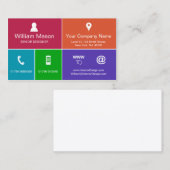 メトロカッコいいスタイルモダンデザイン – 名刺 (正面/裏面)