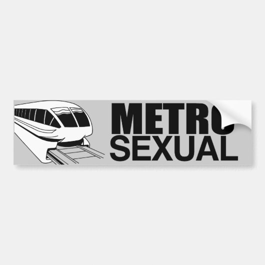 メトロセクシャル バンパーステッカー (正面)