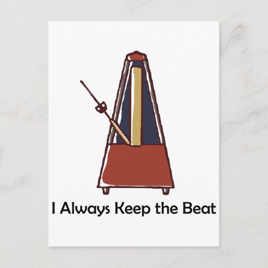 メトロノーム ポストカード (正面)