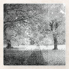 メトロパークガラスのコースター ガラスコースター