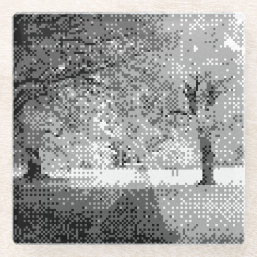 メトロパークガラスのコースター ガラスコースター (正面)