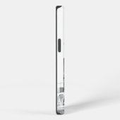 メトロブリッジの鉛筆画 iPhoneケース (右側面)