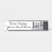 メトロブリッジペンシルスケッチ デスクネームプレート (正面)