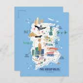 メトロポリスストーリーブックマップ ポストカード (正面/裏面)