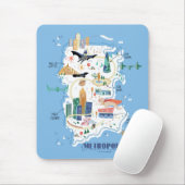 メトロポリスストーリーブックマップ マウスパッド (マウス)