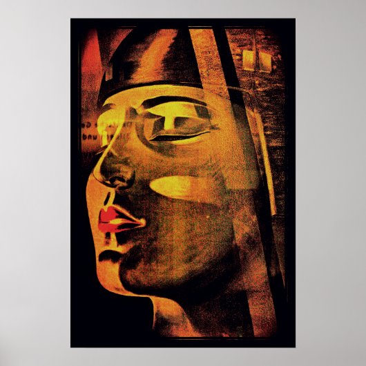 メトロポリスバイフリッツ・ラングGerman Sci Fi旧映画 ポスター (正面)