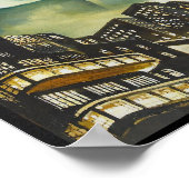 メトロポリスフリッツ・ラングSFドラマ1927オールドフィルム ポスター (角)