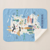 メトロポリス物語の地図 シェルパブランケット (正面(横))