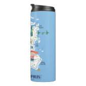 メトロポリス物語の地図 タンブラー (回転右)