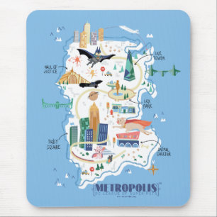 メトロポリス物語の地図 マウスパッド