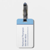 メトロポリス物語の地図 ラゲッジタグ (裏面縦)