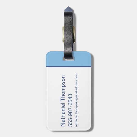 メトロポリス物語の地図 ラゲッジタグ (裏面縦)